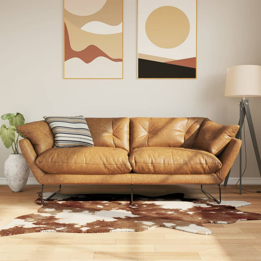 Teppich Braun & Weiß 120x170 cm Kuhmuster Waschbar