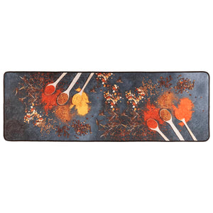 Küchenteppich Mehrfarbig 60x180 cm Waschbar