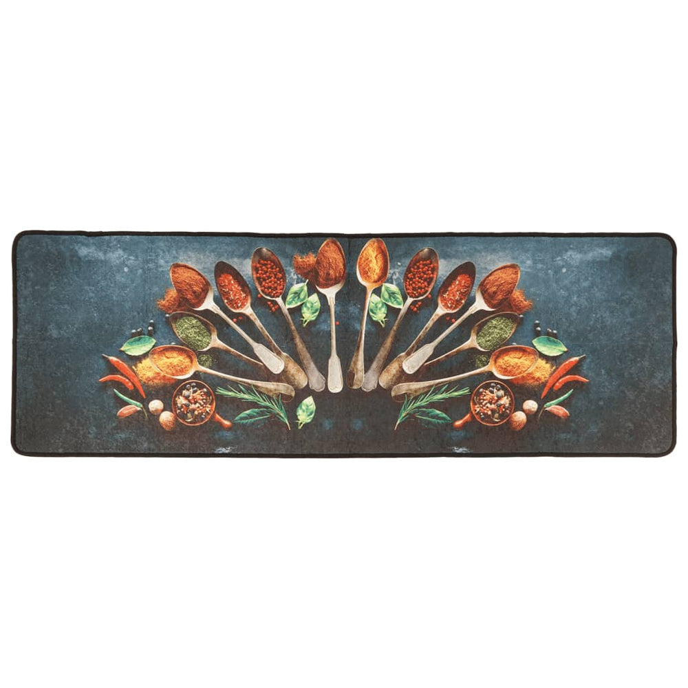 Küchenteppich Mehrfarbig 60x180 cm Waschbar