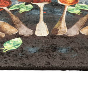 Küchenteppich Mehrfarbig 60x180 cm Waschbar