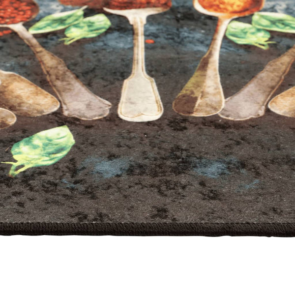 Küchenteppich Mehrfarbig 60x180 cm Waschbar