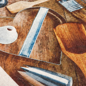 Küchenteppich Mehrfarbig 60x180 cm Waschbar