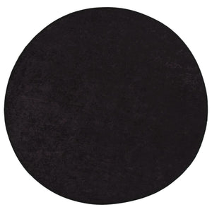 vidaXL Washable Rug Anthracite Ø 200 cm