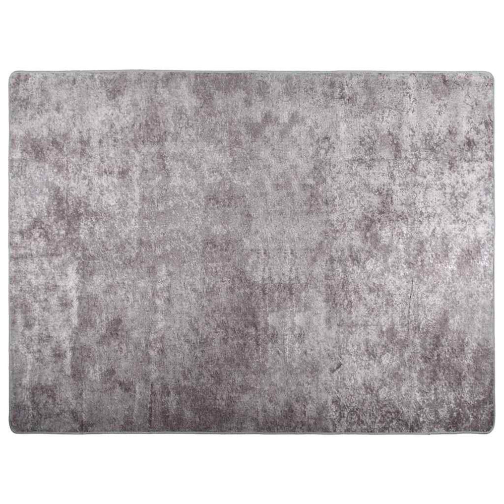 Teppich Waschbar Grau 400x300 cm