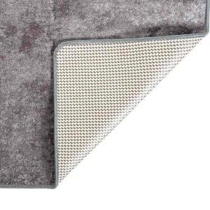 Teppich Waschbar Grau 400x300 cm