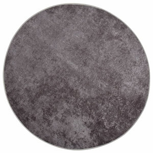 Teppich Waschbar Grau Ø 200 cm