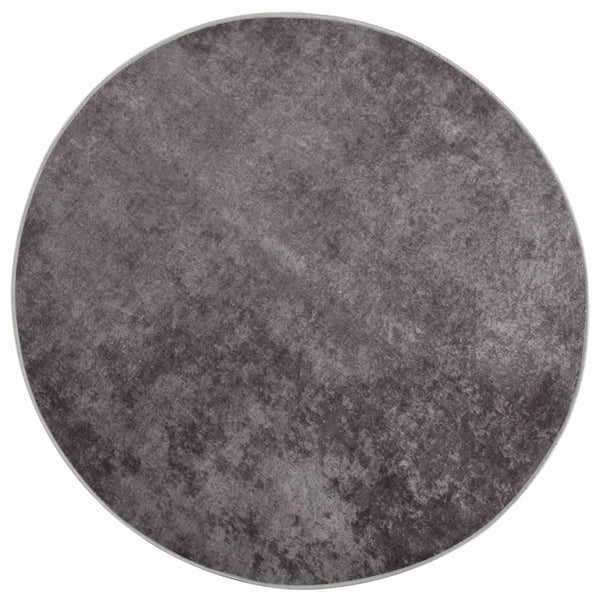 Teppich Waschbar Grau Ø 200 cm