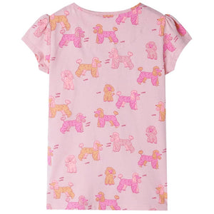 Kinderpyjama Kurzarm Hellrosa Größe 92