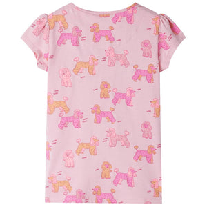 Kinderpyjama Kurzarm Hellrosa Größe 116