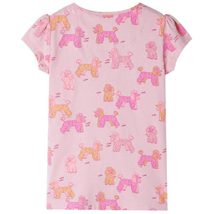 Kinderpyjama mit Kurzen Ärmeln Hellrosa 128