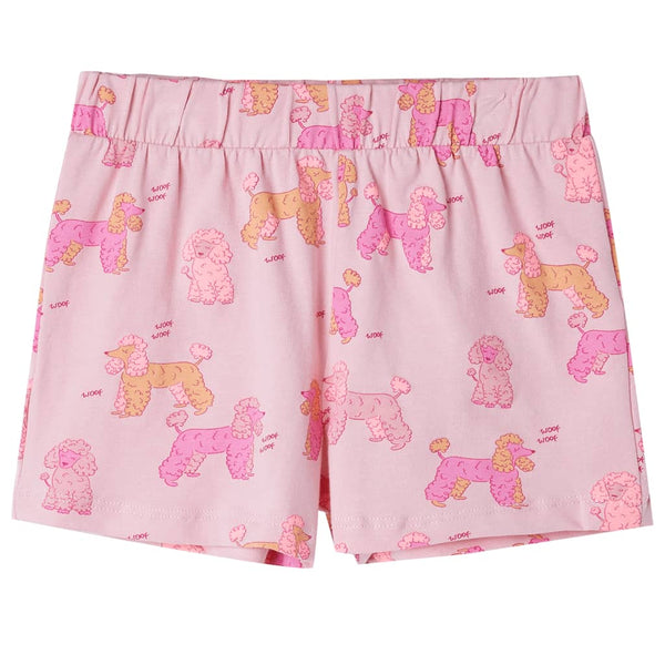 Kinderpyjama mit Kurzen Ärmeln Hellrosa 128