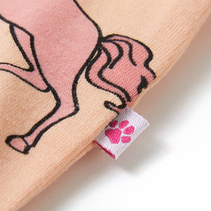 Kinder Pyjama Kurzarm Hellorange Größe 92
