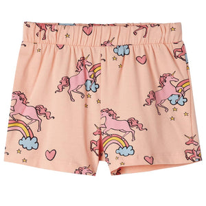 Kinderpyjama Kurzarm Hellorange Gr. 116