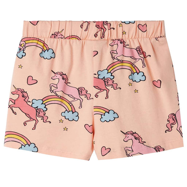 Kinderpyjama Kurzarm Hellorange Gr. 116