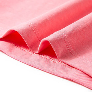 Kinder-T-Shirt Neonrosa 140