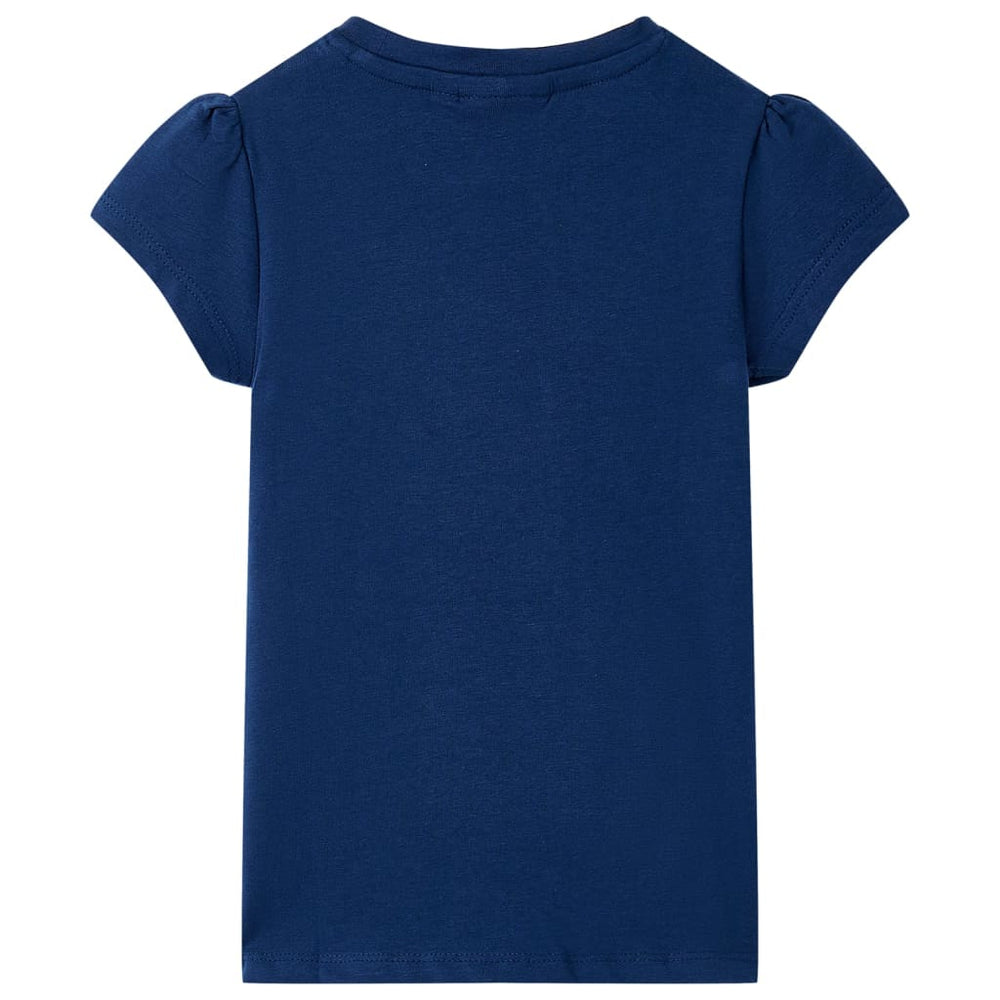 T-shirt enfant bleu marine 116