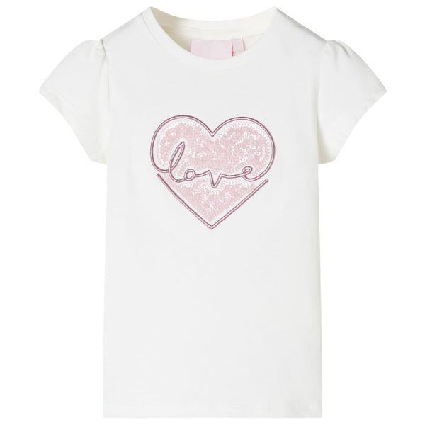 T-shirt enfant écru 116