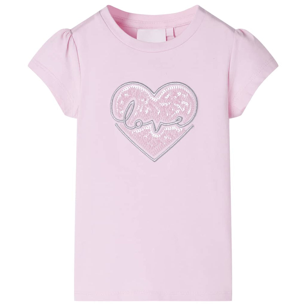T-shirt enfant rose clair 104