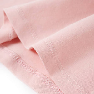 T-shirt enfant à manches volantées rose clair 104