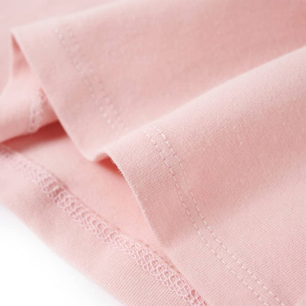 T-shirt enfant à manches volantées rose clair 104