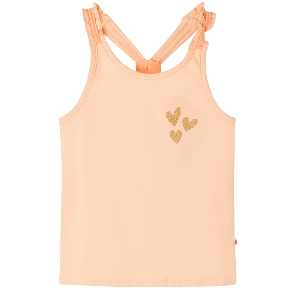 Débardeur enfant orange clair 128