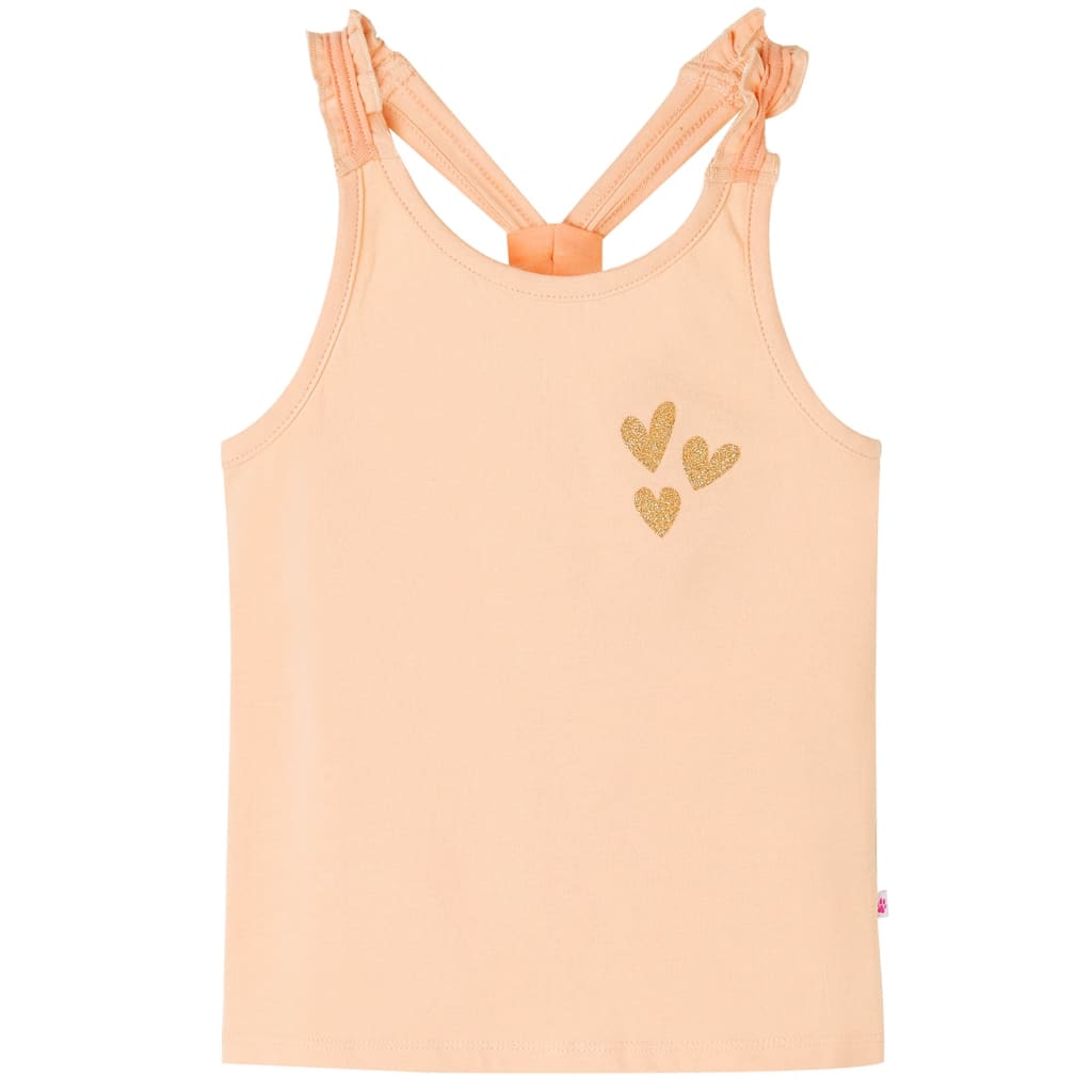 Débardeur enfant orange vif 140