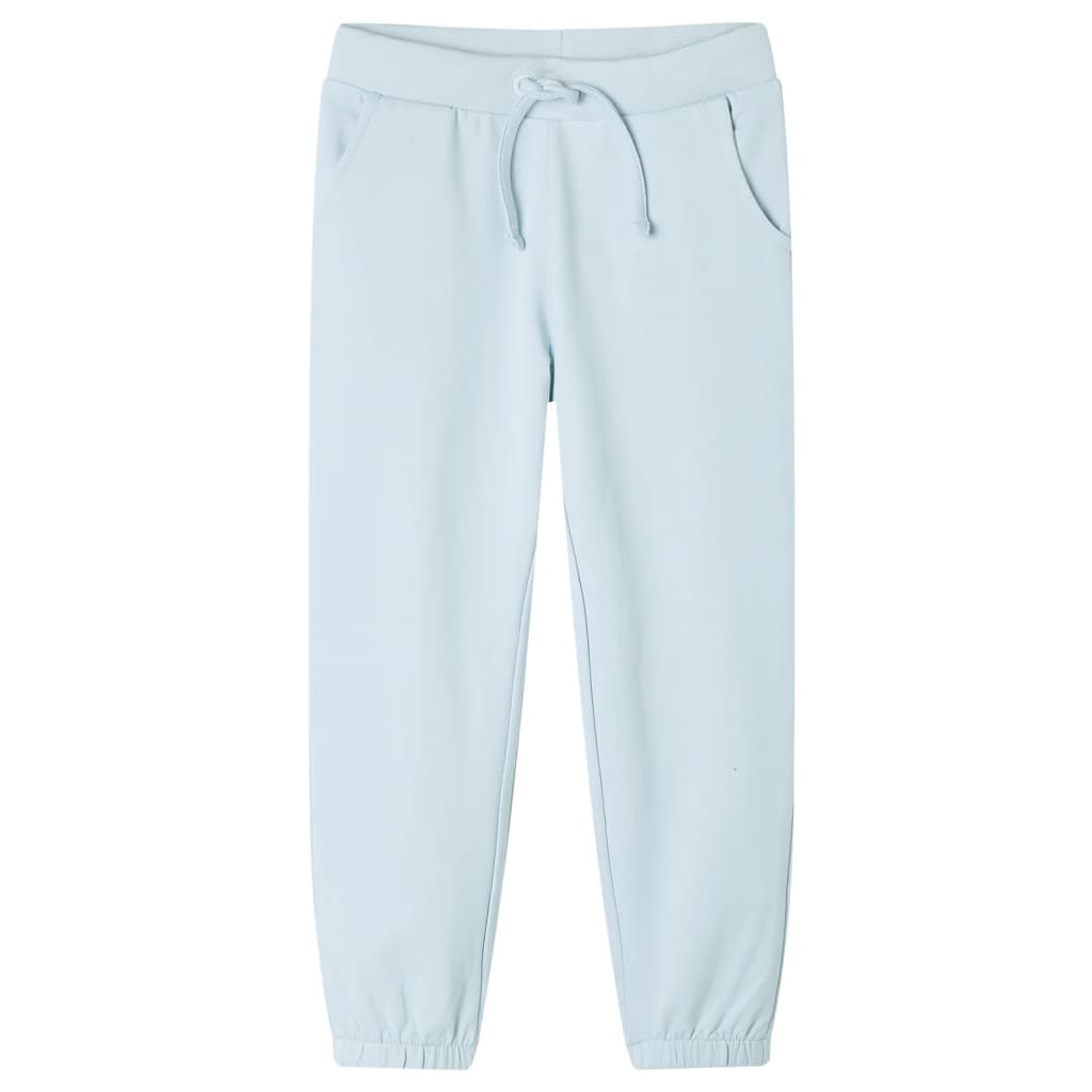 Pantalon d'entraînement enfant bleu clair 116