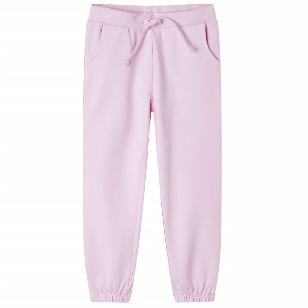 Pantalon de survêtement enfant rose clair 92