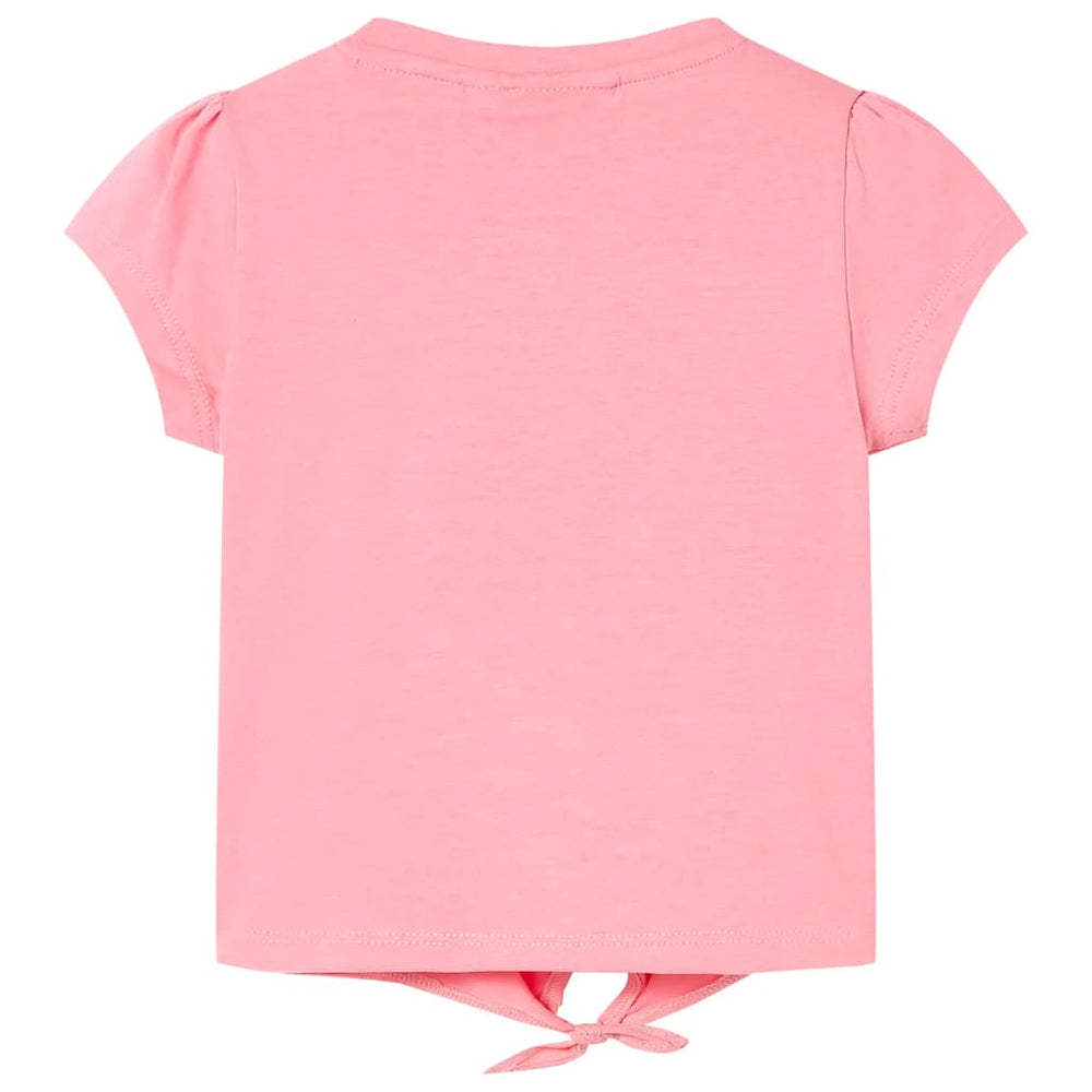 T-shirt enfant rose fluo 104