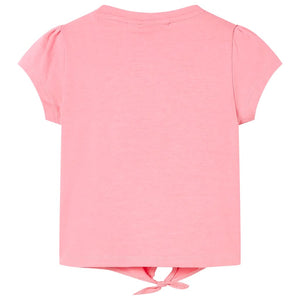 Kinder-T-Shirt Neonrosa 104