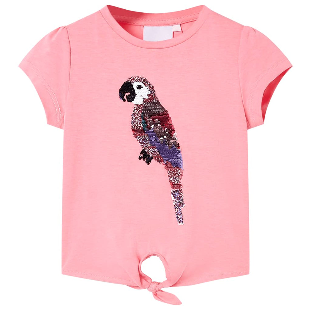 T-shirt enfant rose fluo 116