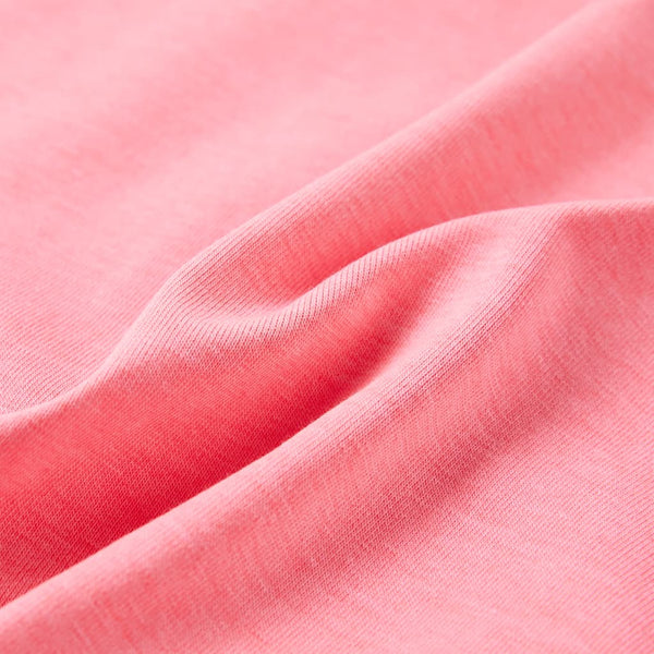 Kinder-T-Shirt Neonrosa 116