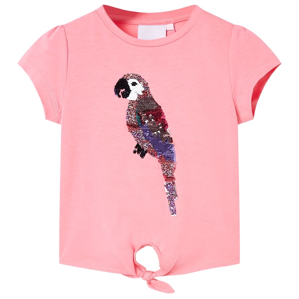 T-shirt enfant rose fluo 140