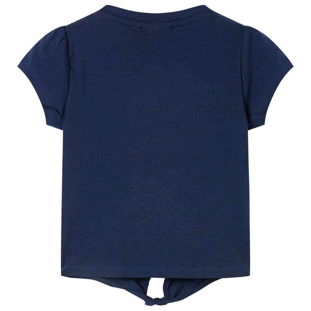 T-shirt enfant bleu marine 116