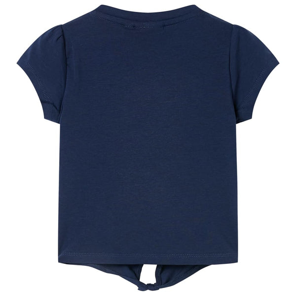 T-shirt enfant bleu marine 128