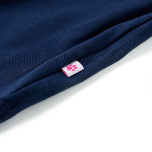 T-shirt enfant bleu marine 128