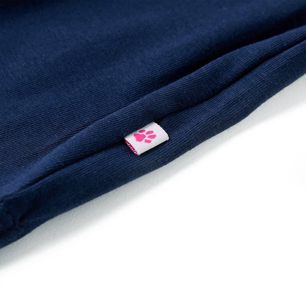 T-shirt enfant bleu marine 128