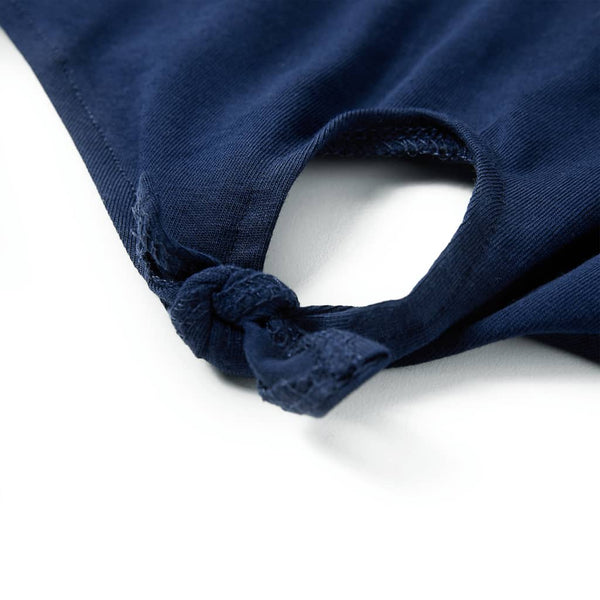 T-shirt enfant bleu marine 128