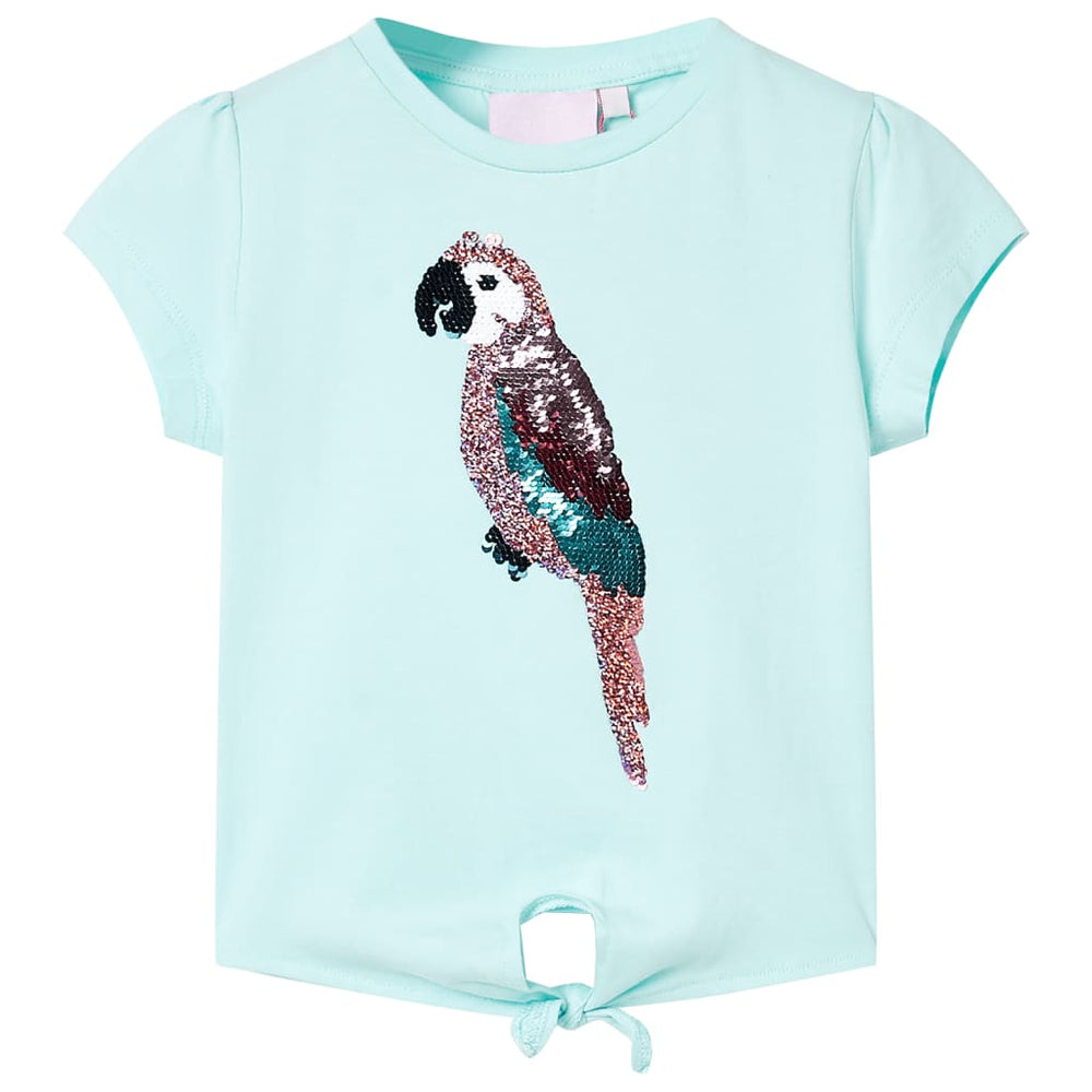 T-shirt enfant bleu clair 128
