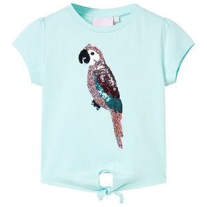 T-shirt enfant bleu clair 140