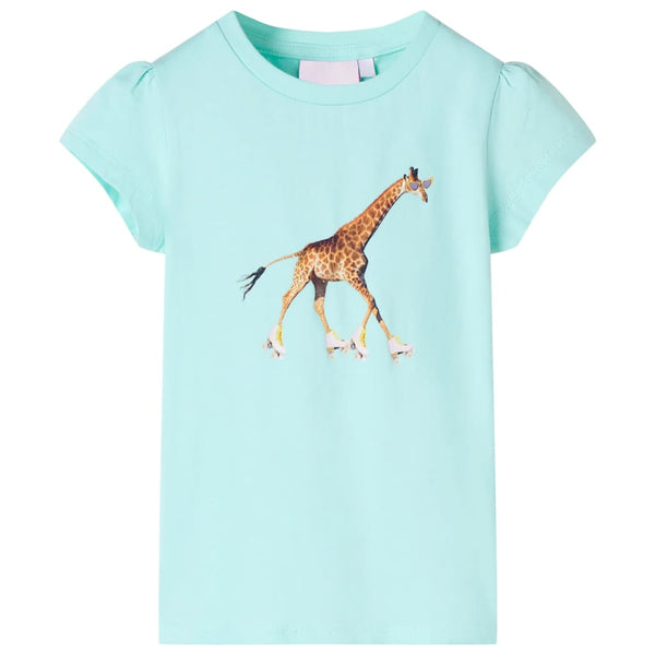 Kinder-T-Shirt Hellblau 92