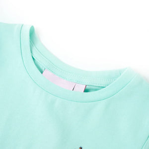 Kinder-T-Shirt Hellblau 92