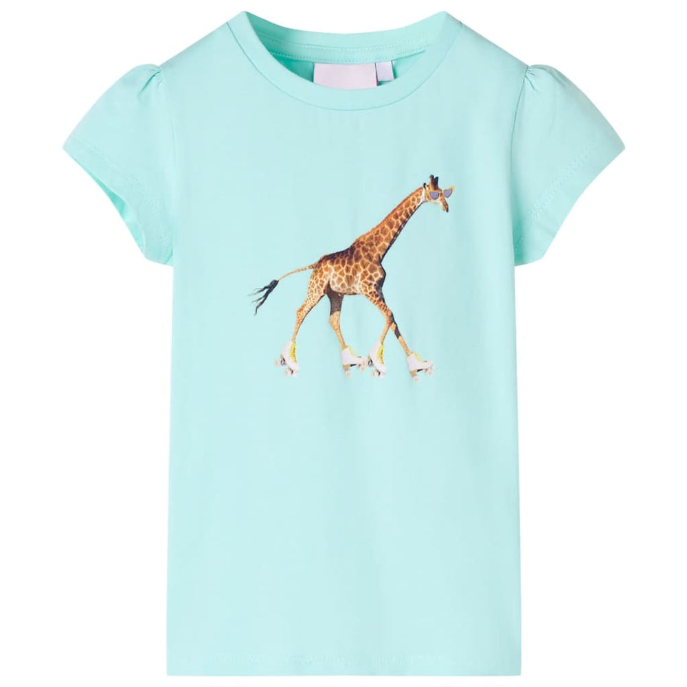 T-shirt enfant bleu clair 128