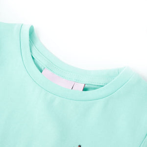 Kinder-T-Shirt Hellblau 140