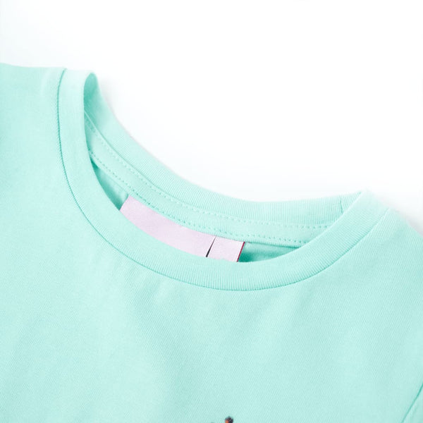 Kinder-T-Shirt Hellblau 140