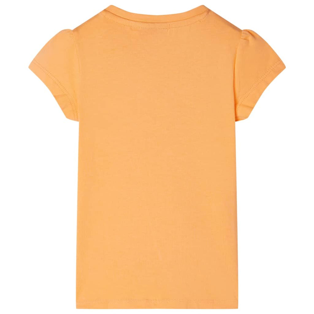 T-shirt enfant orange clair 140