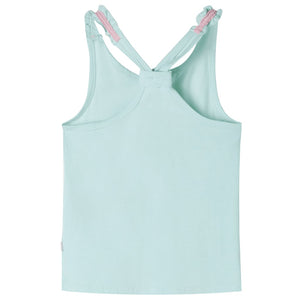 Kinder-Tanktop Helles Minzgrün 140