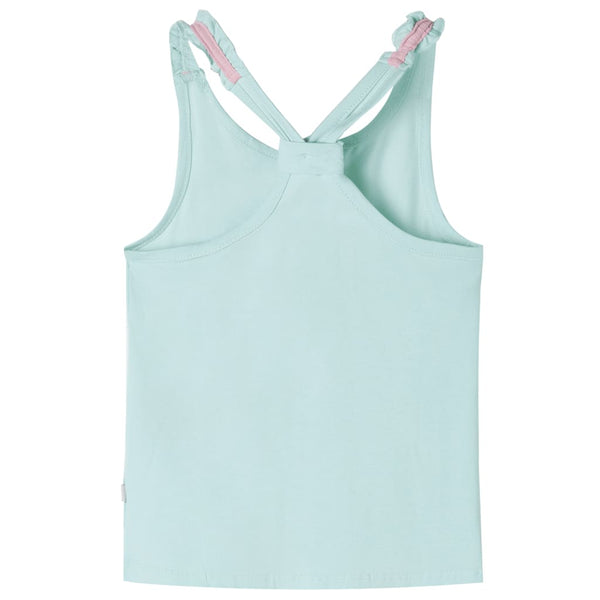 Kinder-Tanktop Helles Minzgrün 140