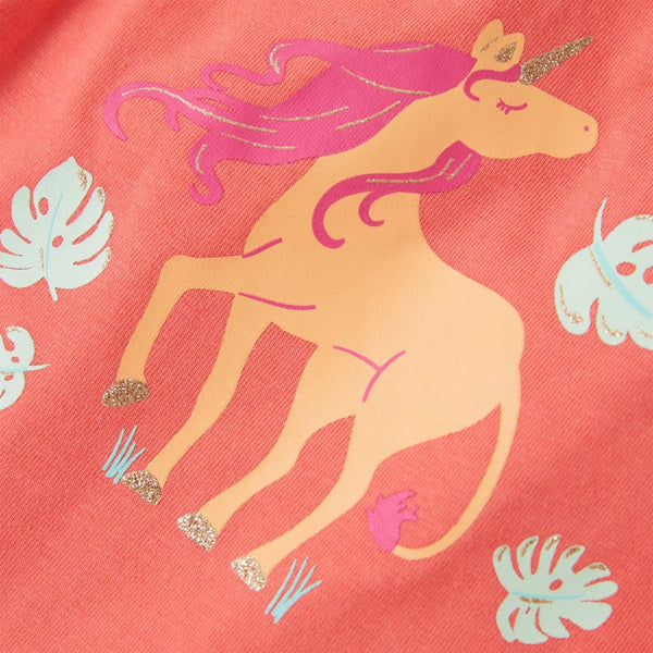 Débardeur enfant rose corail 116
