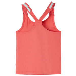 Débardeur enfant rose corail 128